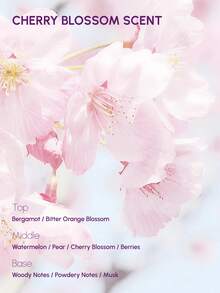 Rever قنبلة استحمام دوارة ريفير 35 جرام/100 جرام، زهر الكرز، مرطب ناعم، علاج بالعطور