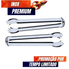 Pegador de carne 2un - Prata - Visão 6