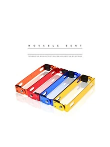 1 pièce Accessoire de moto Cadre de plaque d'immatriculation amovible, support de plaque d'immatriculation en alliage d'aluminium épaissi, support de plaque d'immatriculation de cyclomoteur