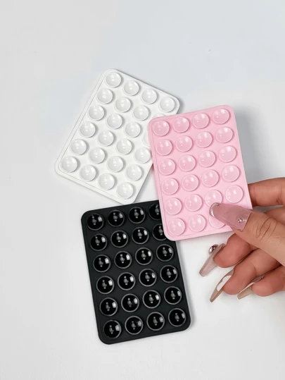 5 st silikon sugkoppsfodral för telefon, sugkoppsställ för telefon, Octobuddy, självhäftande telefonhållare, självhäftande telefonställ (rengör ytan noggrant före användning så att den är ren och plan. Vänta i 30 minuter efter användning)