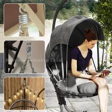 1pc Heavy Duty S-Shaped Spring Hanging Hook - 200KG Load Capacity, Easy To Install, Coiled Design For Secure Fixing, Suitable For Garden Outdoor Hammocks, Swing Chairs, Rocking Chairs, Sandbags, Multi-Purpose Practical Hook - Metal, Reusable Outdoor Leisure Accessory.