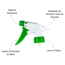 5 Spray Bottle Adjustable Spray Adjustable Trigger Valve Multipurpose Bottles Cleaning Gardening Domestic Use - trắng - Xem 4