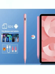 Bolígrafo universal de lápiz táctil para tabletas Android y teléfonos móviles, compatible con iPhone, lápiz capacitivo para tableta, batería recargable de 120mAh - Multicolor - Ver 14