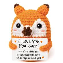 1pc Handmade Crochet Desktop Decor, Bag Charm, Keychain - Funny Sci-Fi Cartoon Cute Design, Great Gift For Best Friends, Birthday, Sisters, Moms, Grandmas, Kids, Christmas Stocking Stuffers, Coworkers, Family, Positive Emotion, Creative Party Favor, Room Decor, Plush Doll - Multicolor - View 20