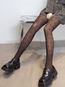 1 chiếc quần tất nữ 80g/220g/300g, quần tất lót ấm, quần tất dài màu đen mỏng gợi cảm, quần tất dày dặn giữ ấm mùa thu/đông, quần tất công sở mùa đông (thích hợp cho nhiệt độ 10-25°C), thoải mái - màu đen - Xem 6