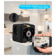 1 Juego de Cámara de Acción Completa HD 1080P - Cámara Mini con Visión Nocturna AI de Auto Sensación, Recargable, 64GB - Cámara - Ver 1
