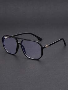 1 par de masculinos de armação quadrada, armação TR, adequados para escritório, decoração, traje da moda, uso diário