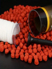 1 Frasco de Partículas de Isca de Pesca Vermelha - Isca de Pesca/Vara Manual/Atrativo para Vara de Pesca, Adequado para Baixo e Carpa como Isca Universal, Aditivo de Isca para Carpa-Prateada, Carpa-Capim e Brema, Isca Fácil de Usar, Isca Granulada, Isca de Longa Duração, Sem Necessidade de Abrir a Isca para Usar o Anzol, Trazendo Diversão de Pesca Explosiva, Isca de Carpa, Conjunto de Iscas de Pesca, Isca de Truta, Diversão de Pesca Explosiva - Suprimentos de Pesca - Vermelho - Visão 9