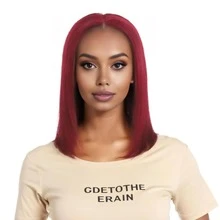 Eulisi 13X4 短款波波头假发，100% 真人发，180% 密度，直发蕾丝前假发，女士真发，无胶高密度蕾丝前假发，60% 真人发，预先拔毛，带婴儿发，自然发际线，8-14 英寸 - 自然色&黑色系 - 查看 27