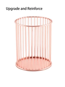 北欧风金色笔筒及化妆刷收纳架 - 便携式多功能桌面收纳，可放置化妆品和办公用品，设计优雅，小巧便捷 | 非常适合家居桌面装饰、书房收纳，也是送给女性和青少年的绝佳生日礼物 | 简约美学，防水表面，易于清洁，适合卧室、办公室或日常使用（提供圣诞礼盒套装），女士礼物，圣诞礼物，送给她的绝佳礼物 - 彩色 - 查看 15