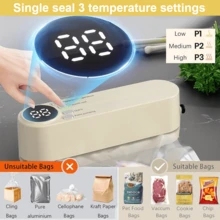 Lislark 3-In-1 Mini Vacuum Sealing Machine, Cordless Handheld Food Sealing Machine, Local Inventory For Delivery, Food Bag Heating And Quick Sealing Machine, Suitable For Dry/Wet Food Storage, For Potato Chip Bags, Snack Bags Sealing, Suitable For Family Travel, External Suction And Inflation, Applicable For Kitchen, Apartment, Restaurant, Hotel Homes - Sealing Machine - View 10