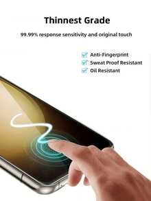 4pcs/Set Phone Tempered Glass Screen Protector, Easy Installation, No Borders, No Bubbles, 9H Hardness Tempered Treatment, Suitable For S20/S21/S22/S23 And More Models