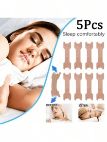 5-100 miếng/gói Miếng dán mũi chống ngáy, không mùi và không dùng pin, dụng cụ hỗ trợ giấc ngủ. - Nhiều màu - Xem 7