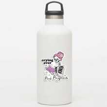 1PC "Crying Over Book Boyfriends" Skeleton Reader Sticker – Dramatic Romance Meme, Waterproof Vinyl For Tablet Covers, Bookshelves & Bookish Hearts. Stickers Scrapbook Supplies Funny Stickers Scrapbooking Supplies Kindle - Multicolor - View 5