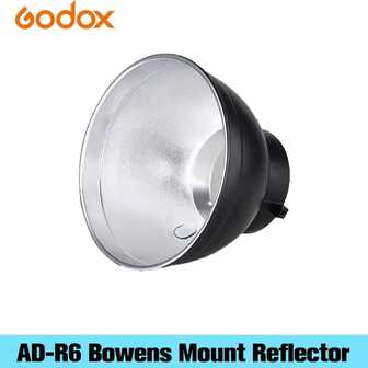  Godox AD-R6 169mm Approx 7" Round Reflector Standard Bowens Mount Studio Photography Accessories For Godox AD600BM AD600B Flash
