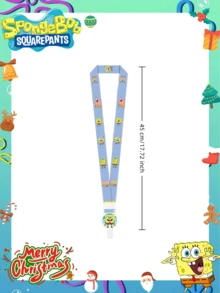 2/4/6 pezzi Porta tessere SpongeBob SquarePants, per metropolitana, campus, autobus, tessera pasto, tessera cittadino, tessera controllo accessi, tessera ritiro/consegna, tesserino di lavoro, cordino, guscio rigido, pass di accesso, etichetta, migliore decorazione per atmosfera festiva
