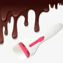 2pcs Cupcake Scoop, Cupcake Batter Scoop Batter Dispenser Sliding Button Dispenses DIY Bakeware Measuring Equal Amounts Kitchen Gadget Baking Tool Flour Distribution Silicone Plunger - White - View 7