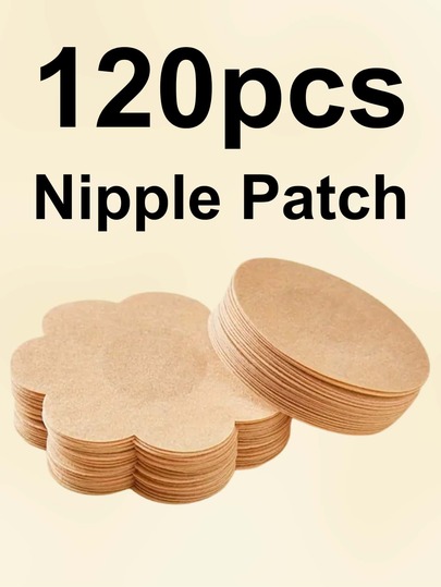 20/60/120pcs Disposable Nipple Covers, Seamless Breathable Self-Adhesive Invisible Bra, Women's Lingerie & Underwear Accessories
