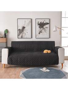 3 Piezas Protector Cubre Sofa Lavable Elástica  Ajustable Todo Incluido,Hilo de burbujas, Adecuada para salas de estar, dormitorios, oficinas y otros espacios, especialmente ideal para lugares con mascotas como gatos y perros - Negro - Ver 9
