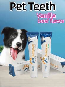 Pasta do zębów dla zwierząt, szczoteczka do zębów dla kotów i psów oraz zestaw pasty do zębów, usuwa kamień nazębny i nieświeży oddech. Jadalna, odpowiednia do czyszczenia i szczotkowania. Profesjonalna pasta do zębów dla zwierząt, odpowiednia dla kotów i psów, kontroluje płytkę nazębną, usuwa kamień nazębny, eliminuje nieświeży oddech. - Wielokolorowe - Zobacz 2