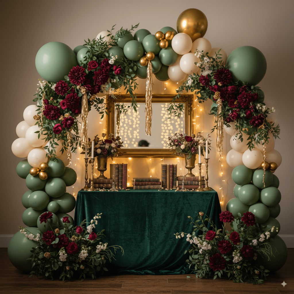 20/187Pcs Green Gold Sand White Balloon Arch Set, Birthday Background Decoration Balloons, Wedding Party Background Decoration Supplies Confetti Balloon Set, Balloon Arch Kit, Party Favors, Birthday Gift Balloon Garland