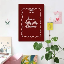 1 pieza Impresión tipográfica navideña sin marco "Holly Jolly", decoración de pared con cita festiva, póster con frase navideña vintage, decoración de dormitorio, pintura para el hogar, regalo definitivo para volver a la escuela, Funkyposters, decoración de habitación, dormitorio, decoración, impresiones para pared, pósteres vintage sin marco, arte de pared, decoración de Halloween, decoración navideña, decoración de Acción de Gracias, decoración de boda, decoración del hogar, decoración de otoño, decoración de cumpleaños para regalos, suministros para fiestas, interior, decoración de festivales, decoración de pared, adornos de Halloween, decoración navideña, decoración de NAVIDAD, decoración del árbol de Navidad, decoración de regalos