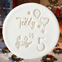 Customized Text Cake Decorations, DIY Cutting Molds, Frosting Cake Templates, Wedding Clay Fondant Embossing Tools, Name Cake Molds, Handmade Cookie Embossing Stamps