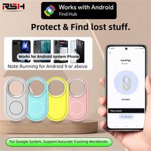 RSH 4 Packs Smart Tag For Android, Wireless Smart Tracker, Works For Google Find My App (Only For Android), Worldwide Positioning Device, For Keys, Bags, Wallets, Pet, Bicycle, Elderly, Suitcases(Mobile Phone System Requinements: Requires Android 9 Or Later) - Multicolor - View 13