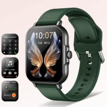 1pc Fashionable Sports Smart Watch With Silicone Strap, Multi-Language Support, Wireless Calling, Notification Alert, 1.83" Large Display, Weather Forecast, Fitness Tracker, Multiple Sports Modes, Music Player, Step & Calorie Counter, Remote Camera, USB Charging Compatible With Android & IOS - 240P TFT Display, 180mAh Lithium-Ion Battery, Suitable As Holiday Gift For Men & Women - Nhiều màu - Xem 5