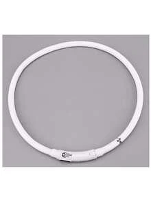 1pc LED Glowing Dog Collar, Silicone + ABS Material, Freely Trimmed, USB Rechargeable, Bright & Long-Lasting Luminous Collar, Anti-Lost For Pets At Night, Available In Red/Yellow/Orange/White/Blue/Pink/Green/Multi-Color