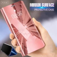 Hadaasi 1件裝玫瑰金電鍍亮面化妝鏡翻蓋3D鏡面奢華折射亮面折疊支架皮革保護殼 垂直支撐創意新款全包防摔防刮優雅時尚 男女適用手機殼 兼容 Apple 17e/17pro/17promax/Apple Air/17/Apple Air/16e/15Plus 與 Honor 400/400Pro/400Lite 以及 S26Ultra/S26Plus/S26/A17/A07/A57/A37/A56/A36/A26/A55/A35/A25/A15/A14/A16 與 15C - 玫瑰金 - 查看 4