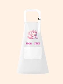 Personalized Parent-Child Aprons, Customized Aprons, Matching Parent-Child Aprons, Designs In The Styles Of Head Chef And Sous Chef, Father-Son Aprons, Mother-Daughter Cooking Set Aprons, Family Aprons, - White - View 8