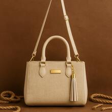 Lorena Vitoria Women's Crossbody Bag Side Bag - 象牙色 - 查看 6