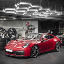 LED Garage Light, Salon Lighting, Honeycomb Tube, High Brightness, LED Bulb, Suitable For Garage, Gym, Dance Hall, Laundry Room, Studio, Shopping Mall