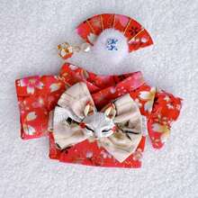 17cm Plush Doll Clothes, LBB Accessory Floral Shirt & Shorts, Cute & Fresh Japanese Style Outfit Set For LABOBO Doll - Multicolor - View 17