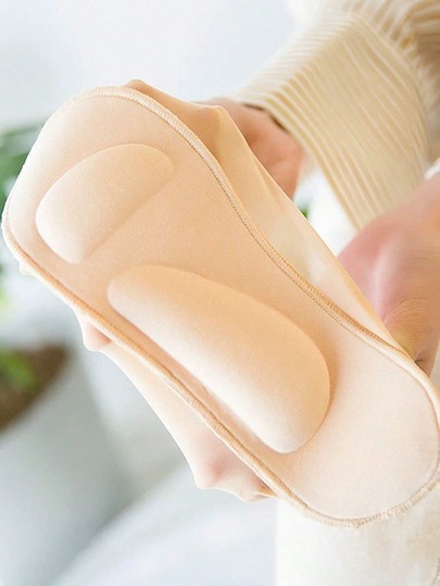 1 Pair Unisex Anti-Slip 4D Massage Insole Socks, Arch Support Cushion, Moisture-Wicking Elastic Massage Relief Insoles, Suitable For Sports/Casual Shoes