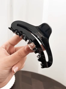 2pcs Retro French Hair Claw Faux Acetate Hair Claw Clips, Suitable For Thick Hair, Autumn/Winter Winter Hair Accessories Elegant Hair Clutch