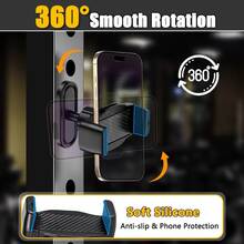 Giá đỡ điện thoại từ tính cho xe golf tập thể dục, giá đỡ xoay 360° có thể điều chỉnh cho iPhone Sam-S-Ung tương thích với iPhone, điện thoại Android, quà tặng sinh nhật, gia đình, bạn bè Giá đỡ điện thoại Phụ kiện điện thoại - màu đen - Xem 2