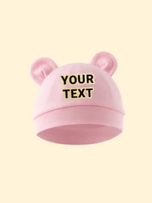 قبعة طفل مخصصة قطعة واحدة، تصميم أذن جذاب، قبعة مستشفى للمواليد، مناسبة للاستخدام اليومي للأولاد والبنات، مقاومة للخدش ودافئة، مناسبة لجميع الفصول، مثالية كهدايا شخصية مخصصة، هدايا العودة إلى المدرسة، هدايا عيد الحب. متعددة الوظائف، زخرفية، حروف مصقولة، عصرية، موضة الأطفال، ناعمة ومريحة، ملونة. - S - مشاهدة 12