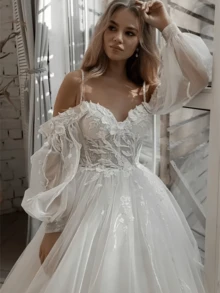 Wedding Dresses - White - View 4