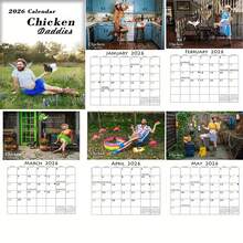 1 Peça/Conjunto Calendário Diário do Pai Galo Engraçado 2026 - Design de Fada Mágica, com Planejador Mensal e Grades Diárias - Presente Perfeito para o Dia dos Pais, Aniversário, Natal, Halloween - Decoração para Casa, Escritório, Fazenda - Presente de Aniversário e Natal Divertido para o Pai