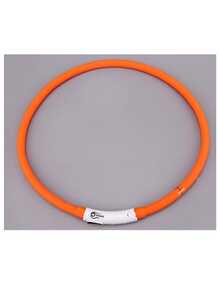 1pc LED Glowing Dog Collar, Silicone + ABS Material, Freely Trimmed, USB Rechargeable, Bright & Long-Lasting Luminous Collar, Anti-Lost For Pets At Night, Available In Red/Yellow/Orange/White/Blue/Pink/Green/Multi-Color