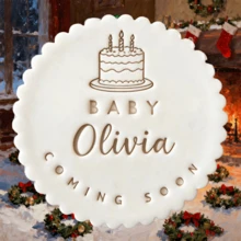 Customized Text Cake Decorations, DIY Cutting Molds, Frosting Cake Templates, Wedding Clay Fondant Embossing Tools, Name Cake Molds, Handmade Cookie Embossing Stamps