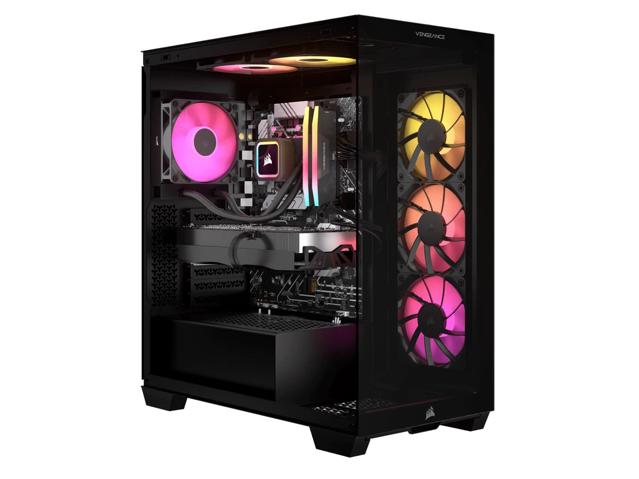 CORSAIR VENGEANCE A7400 Series Gaming PC - Liquid Cooled AMD Ryzen 7 ...