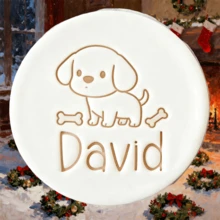 Customized Text Cake Decorations, DIY Cutting Molds, Frosting Cake Templates, Wedding Clay Fondant Embossing Tools, Name Cake Molds, Handmade Cookie Embossing Stamps