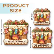 Custom Acrylic Ornament - Personalized Christmas Birthday Gifts For Mom, Dad, Kids - Home Is Our Christmas Heart