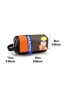Uzumaki Naruto Anime Pen Pouch - Orange Edition, Vibrant & Practical Stationery Bag with Zip Closure, Great for School Supplies, Office Use or Travel, Must-Have for Naruto Enthusiasts & Students - 漩渦鳴人 - 查看 2