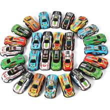 35PCS SET Alloy Inertia Car Set Randomly Designed PULL BACK AND GO CAR MINI Racing Car, Durable Toy Party Gift, Boys And Girls Toy Car Gift - 黑色 - 查看 1
