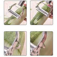 Upgrade Your Kitchen With This Premium Stainless Steel Vegetable Grater & Peeler For Hotel/CommercialHome Appliances Accessories Gadgets Tools Christmas Stuff Cooking Christmas - 銀色 - 查看 7