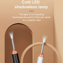 Tinsol 130mAh 长效智能可视耳镜清洁器，带摄像头，1296P 耳内窥镜，USB-C 可充电内窥镜耳垢清除工具，耳塞摄像头，医疗保健